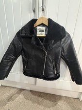 Matalan Girls Black Faux