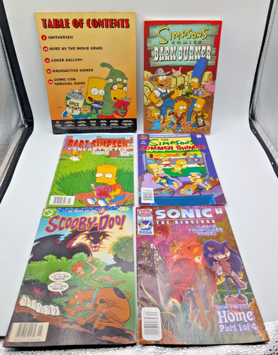 Simpsons comics lot - simpsons,