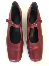 Vintage 90s Red Leather Square