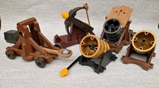 PLAYMOBIL WEAPONS BUNDLE CATAPULT CROSS BOW CANNONS