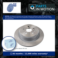 2x Brake Discs Pair Solid fits