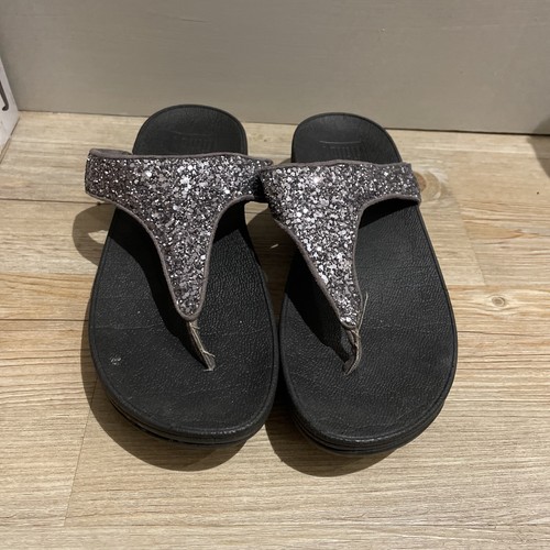 Fitflop black silver glitter - fitflop,