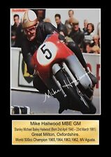 Mike Hailwood Signed Printed