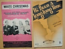 11 x SHEET MUSIC INCLUDING WHITE CHRISTMAS  BING CROSBY/FRED ASTAIRE STANDCHEN