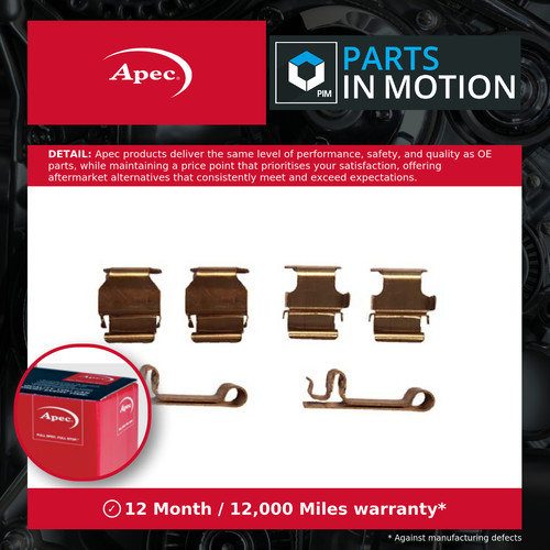 Brake pad fitting - pad, fits