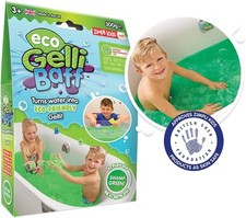 Eco Gelli Baff Green, 1 Bath or 6 Play Uses from Zimpli Kids, Turns water into 