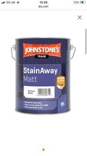 Johnstone’s Trade Perfect Matt Interior Paint - Brilliant White, 5L