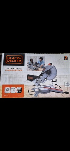 Black and decker mitre saw - black,
