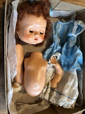 Vintage English Made Doll Parts Hard Plastic Would Think 1950S Two Dresses