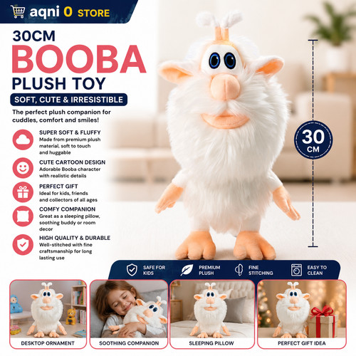30cm booba plush - booba, cute