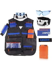 NERF Vest Adjustable Black