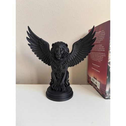 Gothic high detail winged - winged, lion