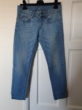 Ermanno Scervino Womens Blue Boyfriend Jeans Waist 30" Brand New