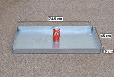Galvanised tray industrial