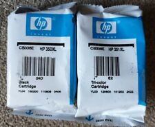 HP 350XL BLACK and HP 351XL COLOUR Genuine Ink Cartridges HP 350 XL & HP 351 XL