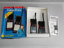 Vintage FISHER PRICE TOYS  Walkie Talkie Radios. No.3058. 1980s original box