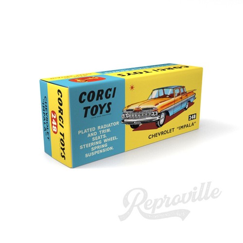 Repro box for corgi 248 - for,