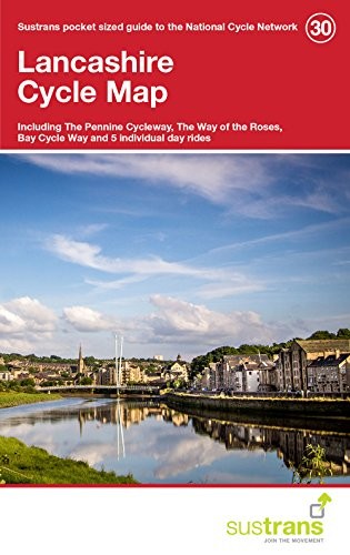 Lancashire cycle map - map, 30