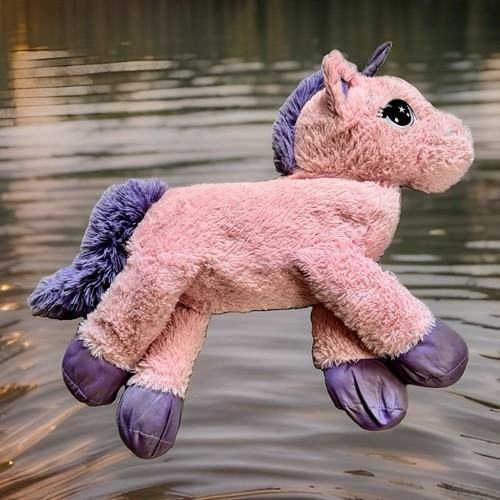 Giant pink unicorn plush - pink,