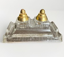 Vintage Art Deco Clear Glass