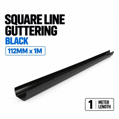 Black square line - line, guttering