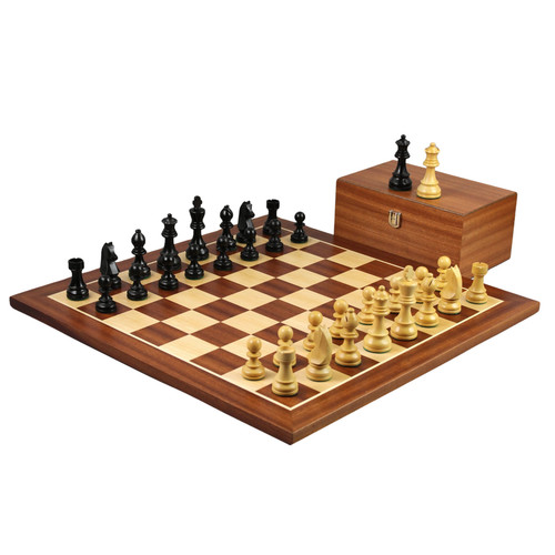 Mahogany chess set inch - mahogany, 20
