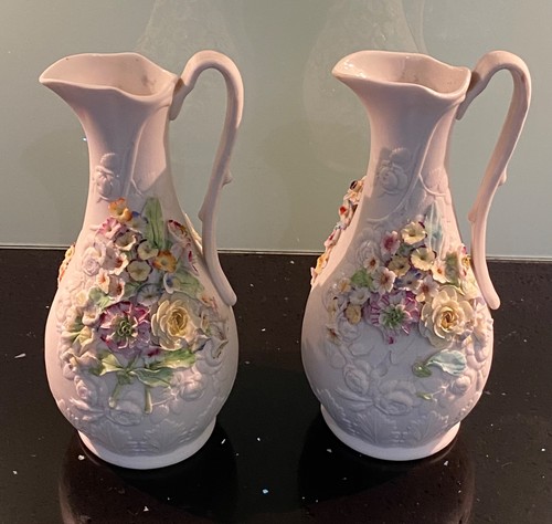 Pair antique porcelain - pair,