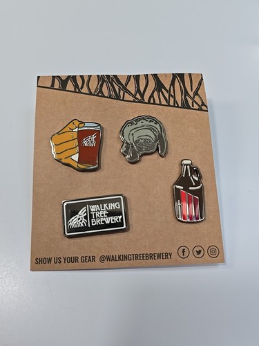 Walking tree brewery - walking, lapel