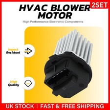 2x Heater Blower Motor Fan