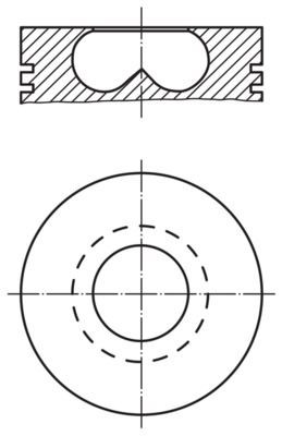 Mahle 015 piston fits - 02,