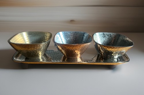 Godinger hammered tray and - godinger,
