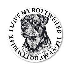 Rottweiler DECAL Permanent
