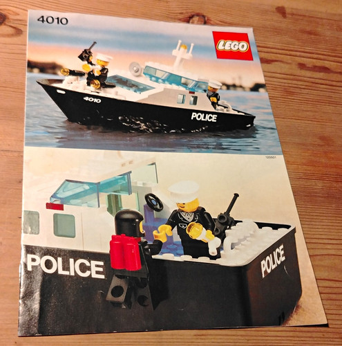 Lego 4010 police boat - lego,