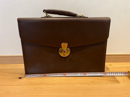 Bridle leather business bag - , by