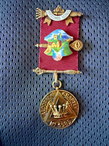 Masonic past mez jewel - masonic,
