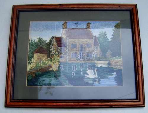 Vintage tapestry completed - tapestry,
