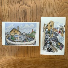 2 London Art Postcards Camden