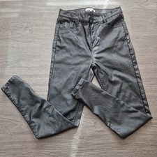 Clock House Women's Wet Look Skinny Jeans Size Euro 42 (A28)