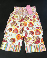NWT OILILY Toddler Girls Cotton Pants Stripes/Flowers/Hearts 92 US (1-2) Toddler
