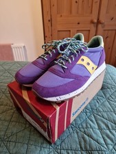 Saucony Jazz Original Purple Yellow Mens UK Size 11 Trainers