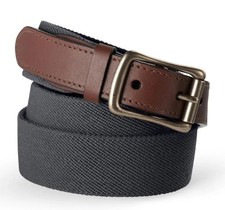 Lands' End Elastic Surcingle Belt Radiant Navy Men's 38 New with Tags