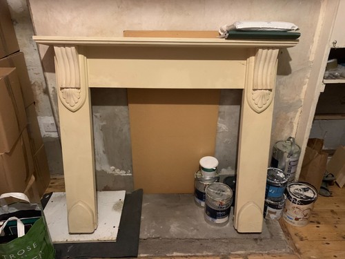 Fire surround cream mdf - surround,