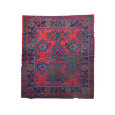 1930s Hand-Knotted Turkish (Anatolian) Wool Rug (8.6 × 6.7 ft)