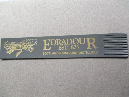 Leather bookmark edradour - bookmark,