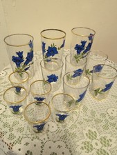Set Of Vintage Glasses , In Various Sizes