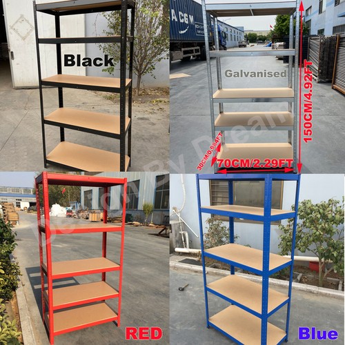 Black tier metal shelving - 5,