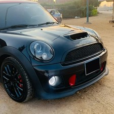 For Mini Cooper S R56 R55 R57 Front Air Hood Bonnet Scoop Vent 07-12 Gloss Black