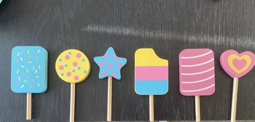 Wooden toy ice lollies - wooden,