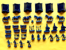 Atlantic 1/72 - FAR WEST STORY 38 PIECES x US ARMY CAMP Unpainted