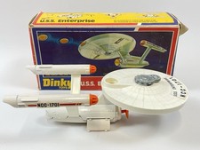 Vintage 1976 U.S.S.Enterprise Star Trek Dinky Toys, Boxed Good Condition